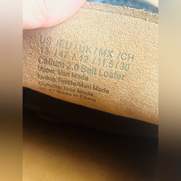 Kenneth Cole Reaction Callum 2.0 Belt Loafer Black Mens size 13 soft leather - Picture 10 of 16